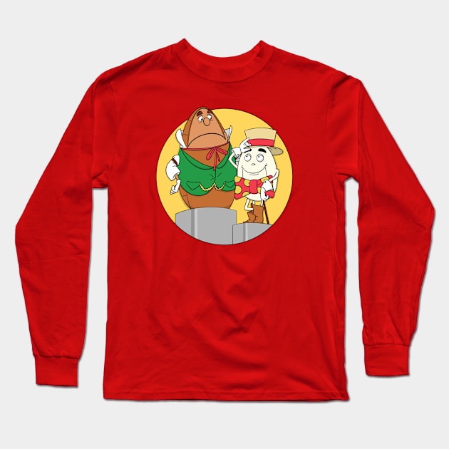 Hamm & Eggz Long Sleeve T-Shirt by Mouse Magic with John and Joie